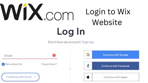 how to log out of wix|Log In to Your Wix Account